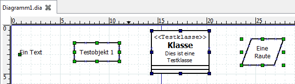 Nach "Horizontal verteilen"